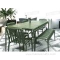 Outdoor tables chairs simple modern iron art outdoor